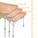 1920 Multipurpose bamboo game tabel  стол скл. Бамбук, алюм (120х80x70 см)