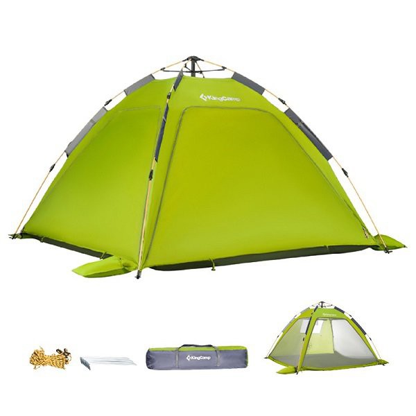 Палатка - полуавтомат KingCamp 3082 MONZA BEACH (зелёный)