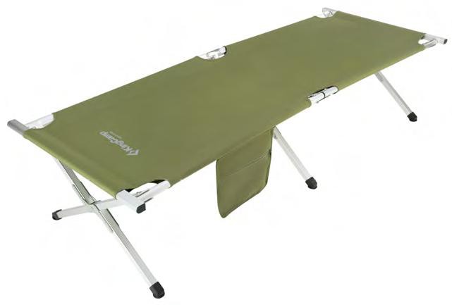 3806A Armyman Camping Bed   кровать скл. алюм (зеленый 190Х63Х42)