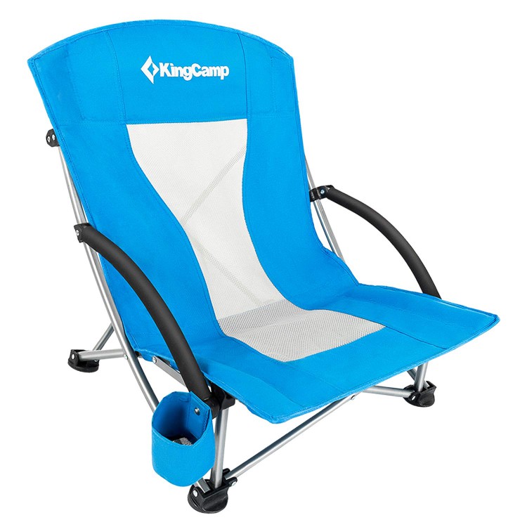 3841 Portable Low Sling Chair кресло скл. cталь. (синий, 58х59х20/67)