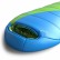 Cпальный мешок HUSKY K MERLOT -10°С 170х70 (синий-зелёный, левый)