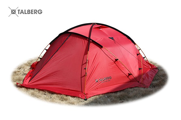 Палатка Talberg PEAK PRO 3 RED внешний тент (красный)
